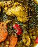 MENESTRA DE🍛Lentejas, con Pechuga de🐥Pollo...!
