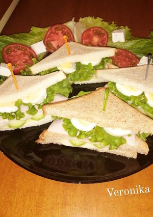 Φωτογραφία της συνταγής Υγιεινό club sandwich 🥪🥪