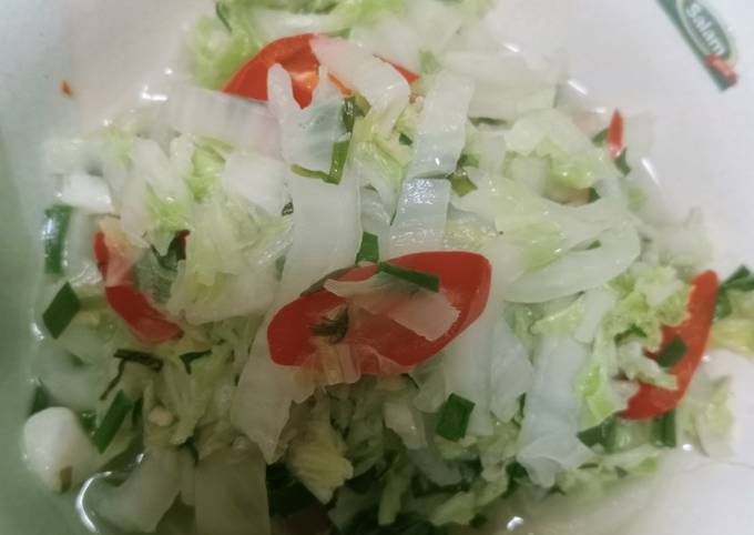Cara membuat Tumis sawi putih Cara membuat Tumis sawi putih
