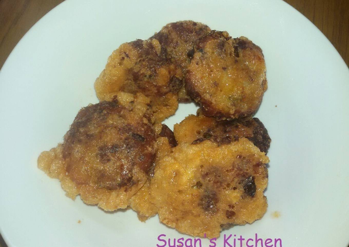Perkedel Kentang + Daging Cincang (minced beef)