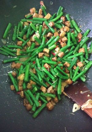 Foto resep Tumis kacang panjang