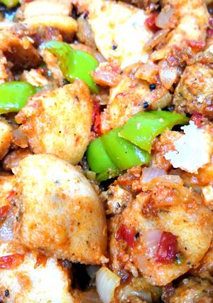 A picture of Recipe of fried idli.