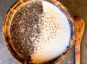 Hình của món Eatclean Bữa Sáng 1p Đầy Dinh Dưỡng Với Chuối Và Sữa Tươi.