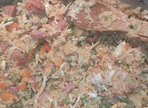 Una foto de Arroz con pollo