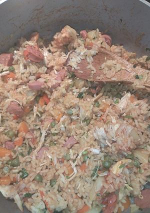 Una foto de Arroz con pollo