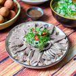 Tim Heo Luộc Chấm Mắm Nêm