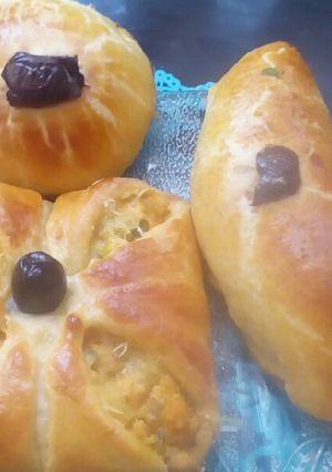 صورة لوصفة 2 في 1 سوفلي وفطائر بعجينه واحده وقطنيه اممممممم