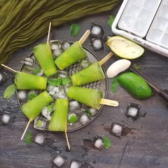 A picture of Aam Panna popsicles.