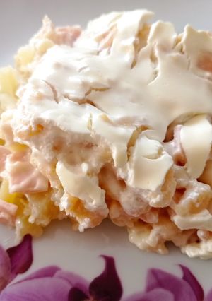 Juhtúrós rakott nokedli recept fotója