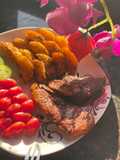 سفنية دجاج + بطاطا ويدجنز