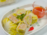 Sawi Gulung Bihun Ayam