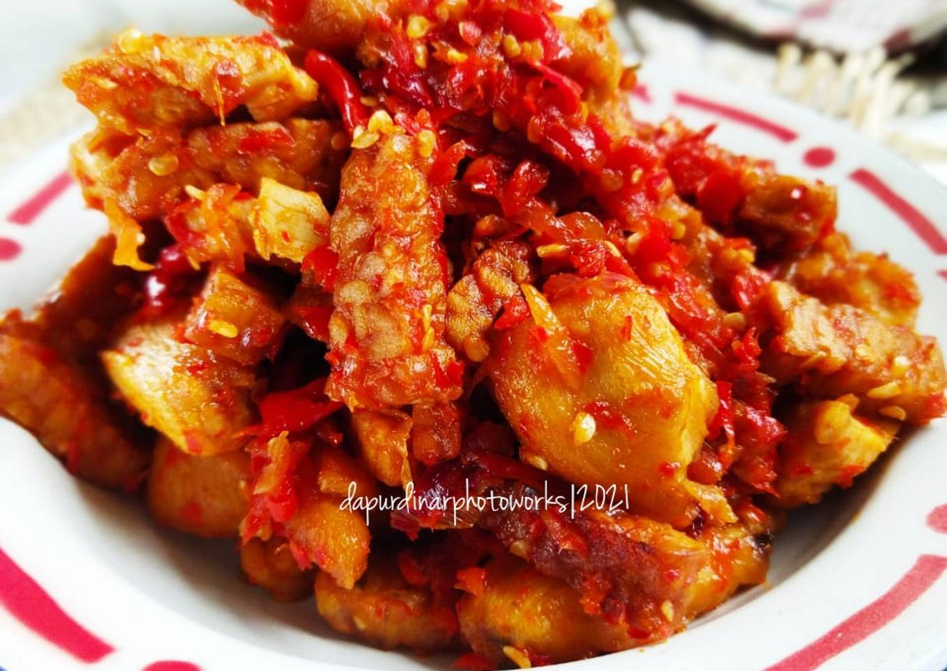 Balado Ayam Tempe