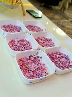 عکسی از دستور سالاد کلم و انار