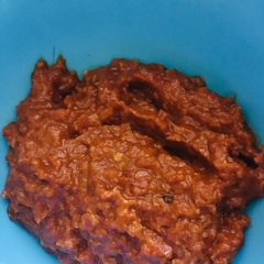 A picture of Lal mirch ki chutney.