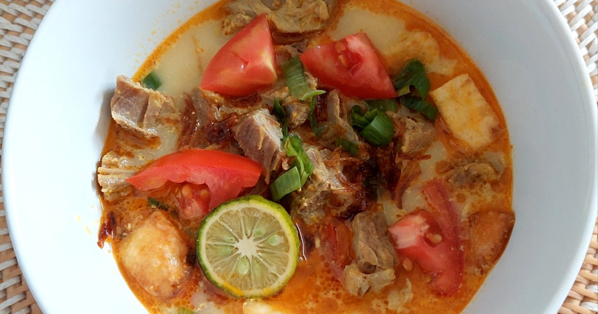 Resep Soto Betawi Kuah Susu Santan Dengan Bahan Sederhana