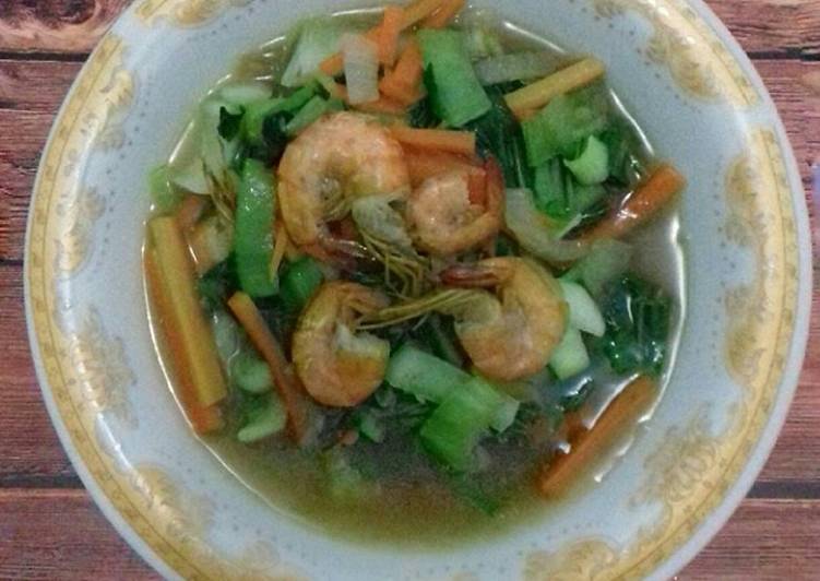 Tumis Pokcoy Udang