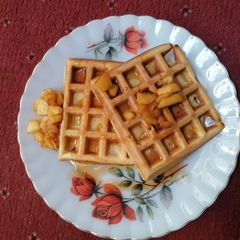 A picture of Waffles.