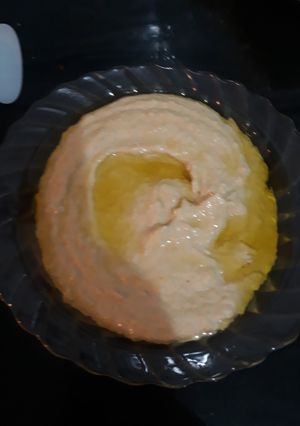 صورة لوصفة حمص ناعم