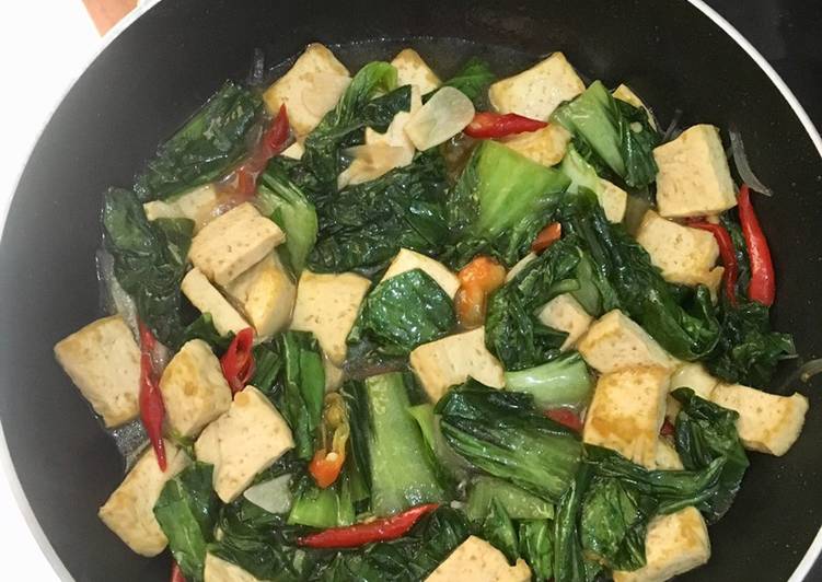 Resep 7. Tumis Pokcoy + Tahu, Lezat Sekali