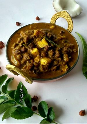 A picture of Kerala kadala curry.
