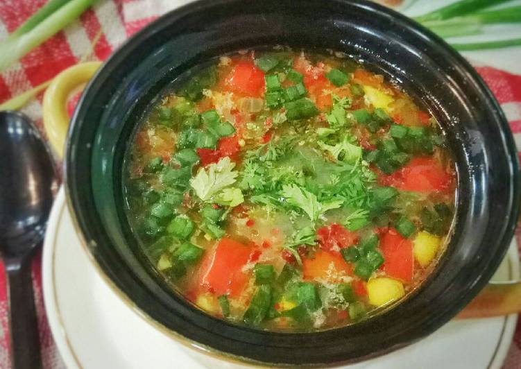 My Kids Love Barley and Vegetables soup