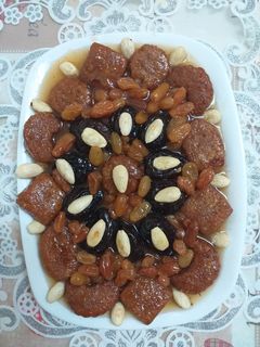 صورة لوصفة طاجين الحلو