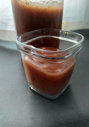 Une photo de Compote fraise cranberries