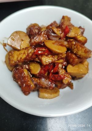 Foto resep Tempe Bakso Pedas Manis