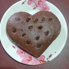 A picture of Cocoa sponge cake.
