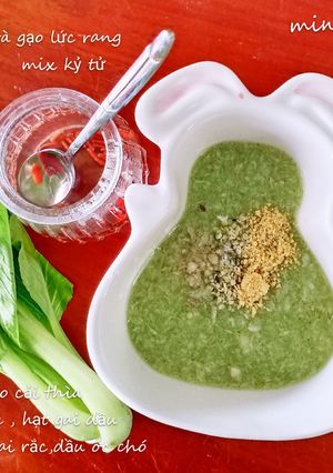 Hình của món Cháo cải thìa cá lóc.