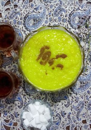 عکسی از دستور شله زرد