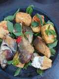 Tahu - bandeng penyet sambal bawang jeruk