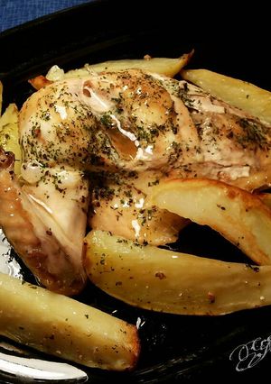 Foto principal de Pechuga al horno con patatas asadas