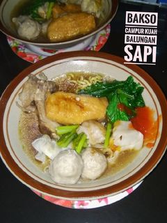 Foto resep Bakso Campur Kuah Balungan Sapi