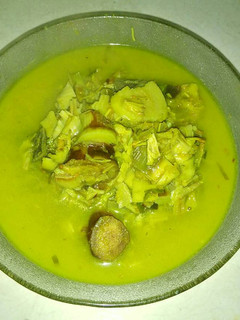 Foto resep Jantung Pisang Kuah Kuning #Vegetarian ❤🍌