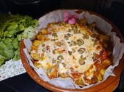 Una foto de enchilada de carne molida