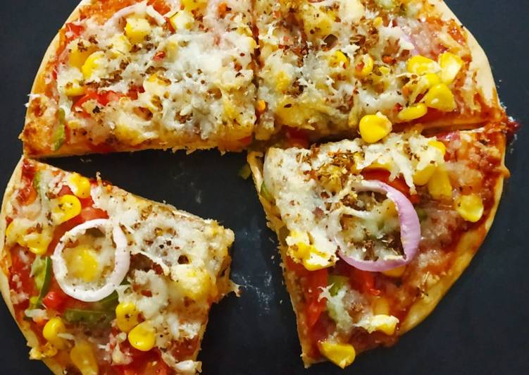 Steps to Make Speedy Corn Pizza