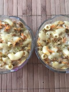 Foto resep Macaroni beef kukus (mpasi 10+)