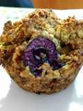 Cherry Mango Oats muffin (sugar free, gluten free)樱桃芒果燕麦马芬