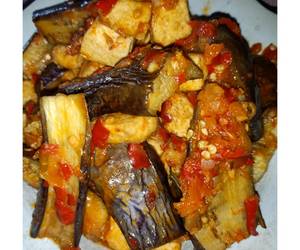 Siap Saji Terong tahu balado Sedap