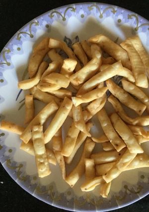 A picture of Crisps Maida (Salted) Namkeen Recipe, Crispy Nimki Recipe.