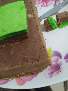 Foto resep Bolu kukus loyang coklat pandan