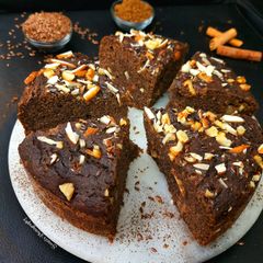 A picture of Flaxseeds Banana Coco Cake.