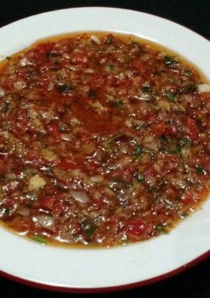 Una foto de Salsa criolla