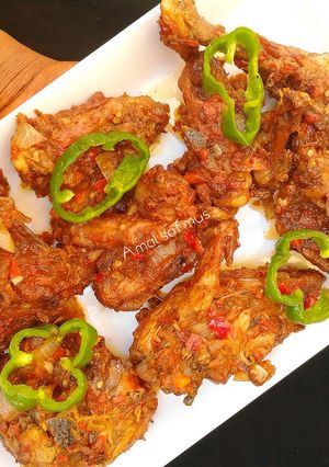 A picture of Pepper chicken.