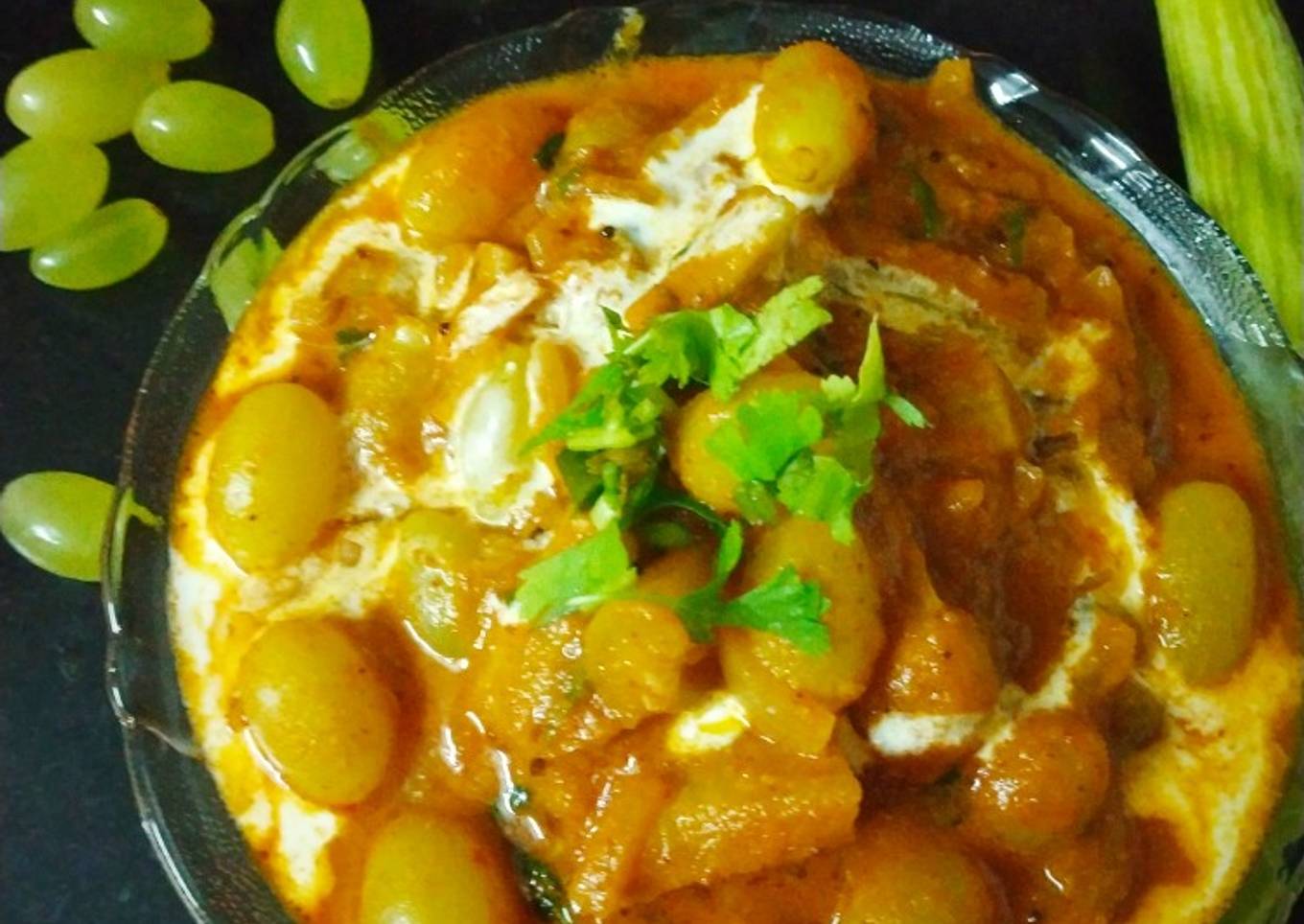 Angoor kakdi ki sabji