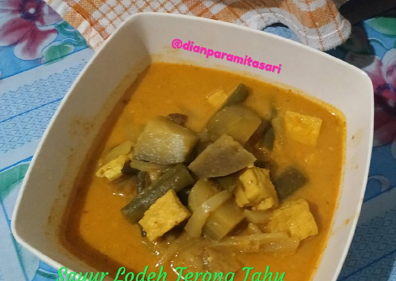 Sayur Lodeh Terong Tahu Kacang Panjang Labu Siam