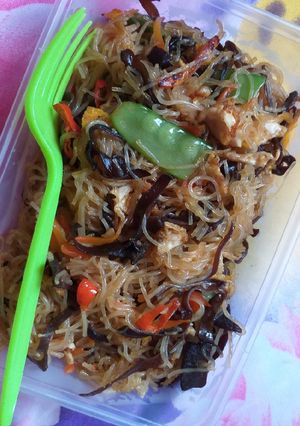 Foto resep Bihun goreng jamur