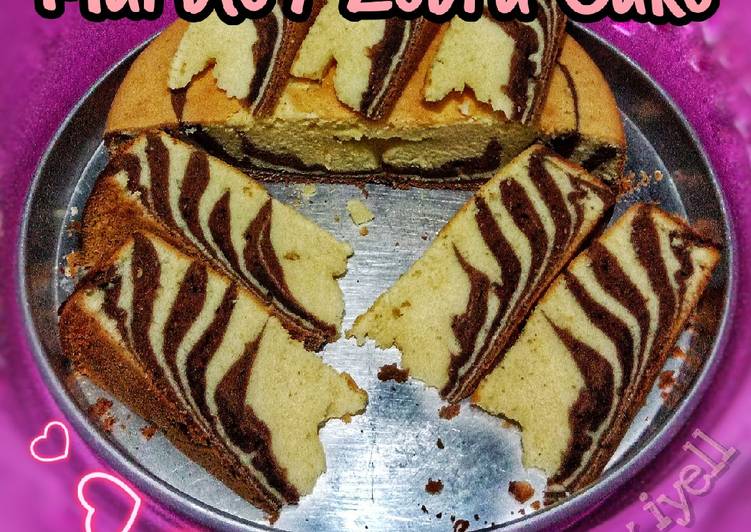 Resep Cake Zebra/Marble yang praktis