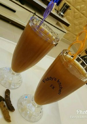 A picture of Tamarind juice/lemon tsamiya.